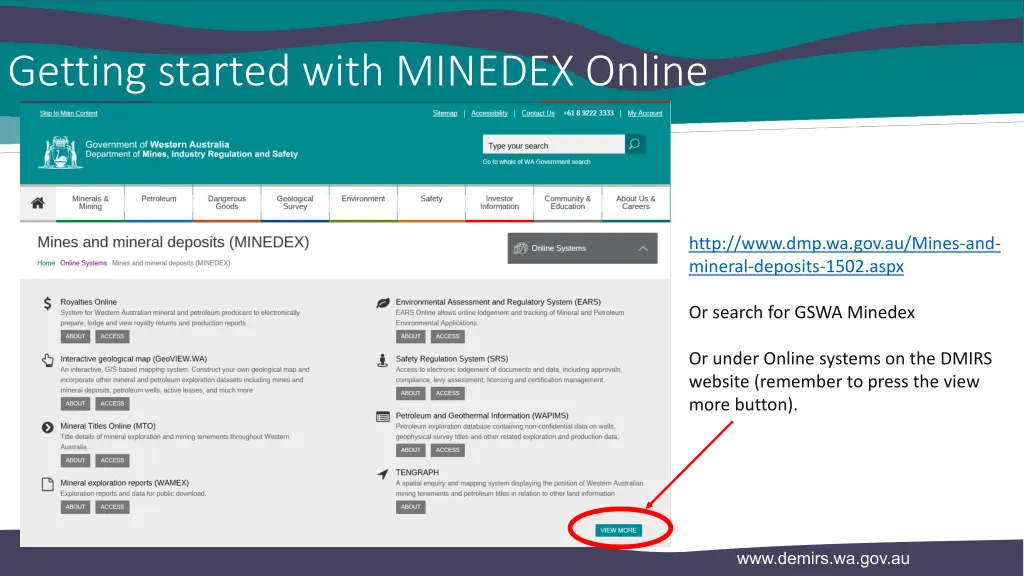 getting started with minedex online 1