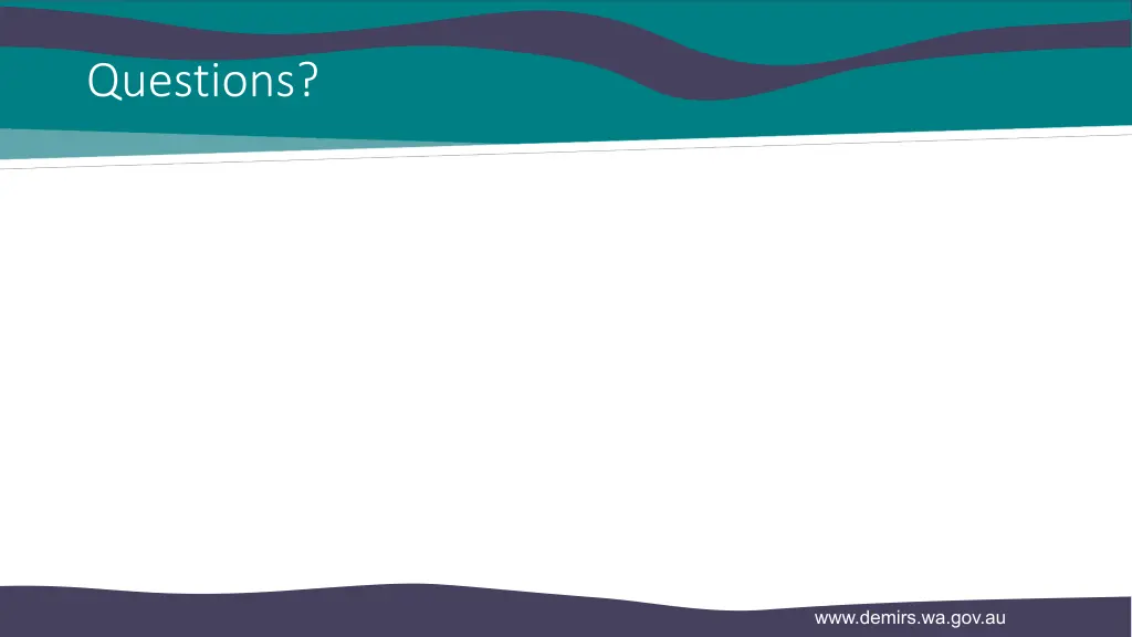 questions