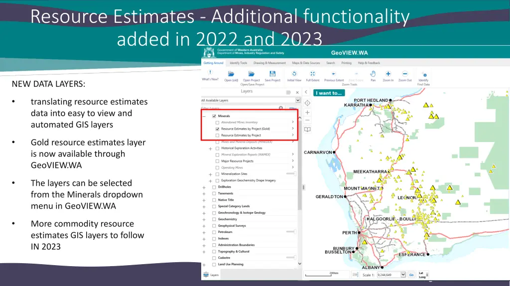 resource estimates additional functionality added 3