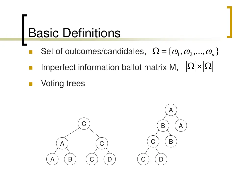 basic definitions