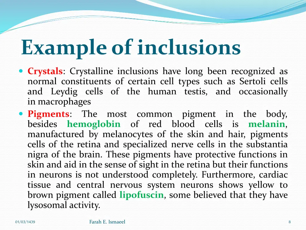 example of inclusions 1