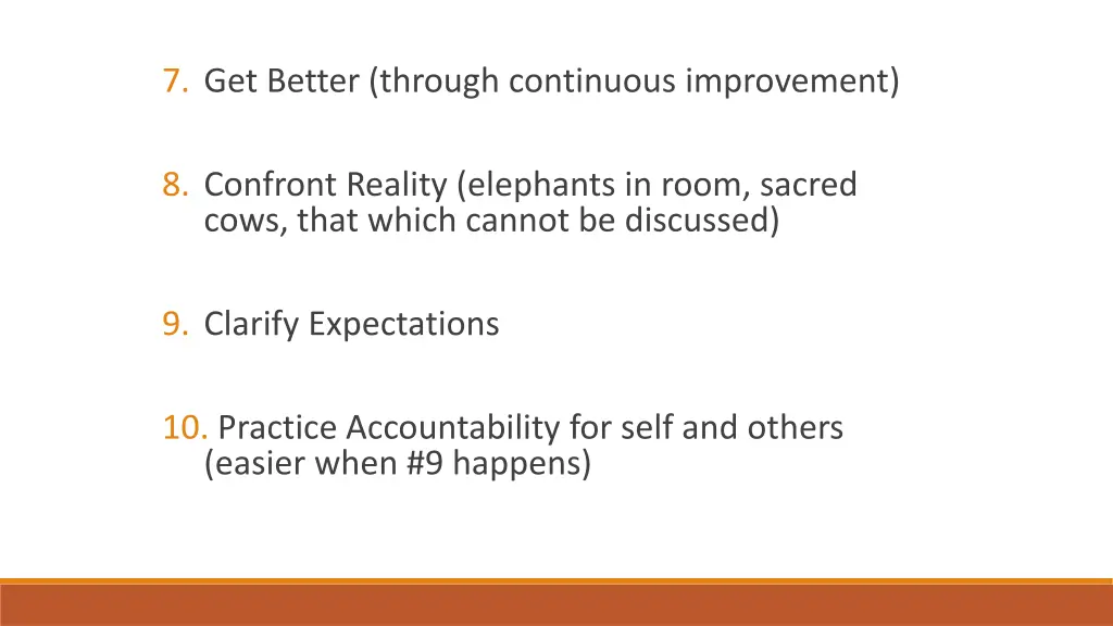 7 get better through continuous improvement