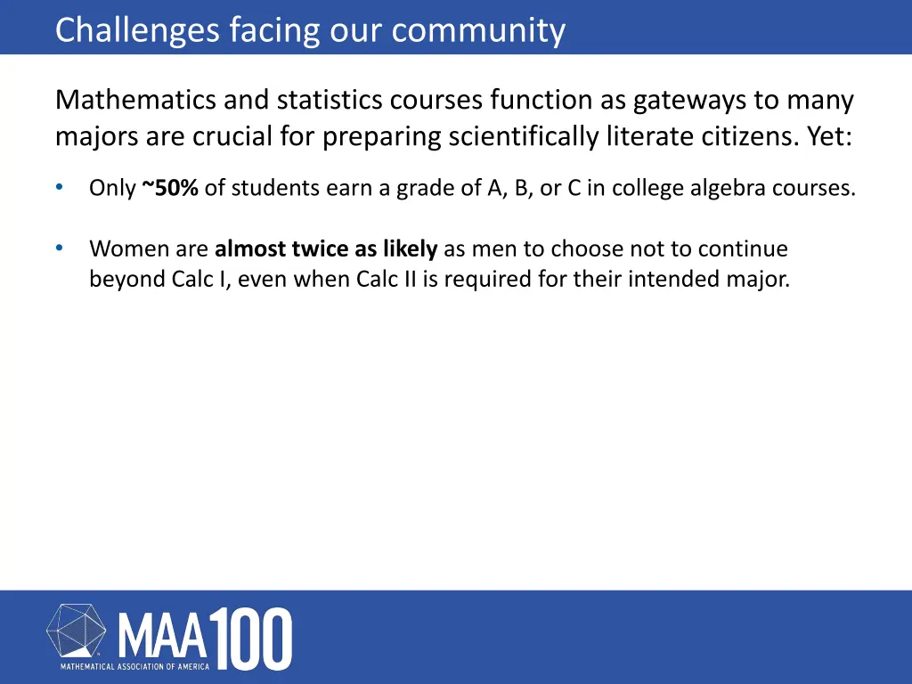 challenges facing our community