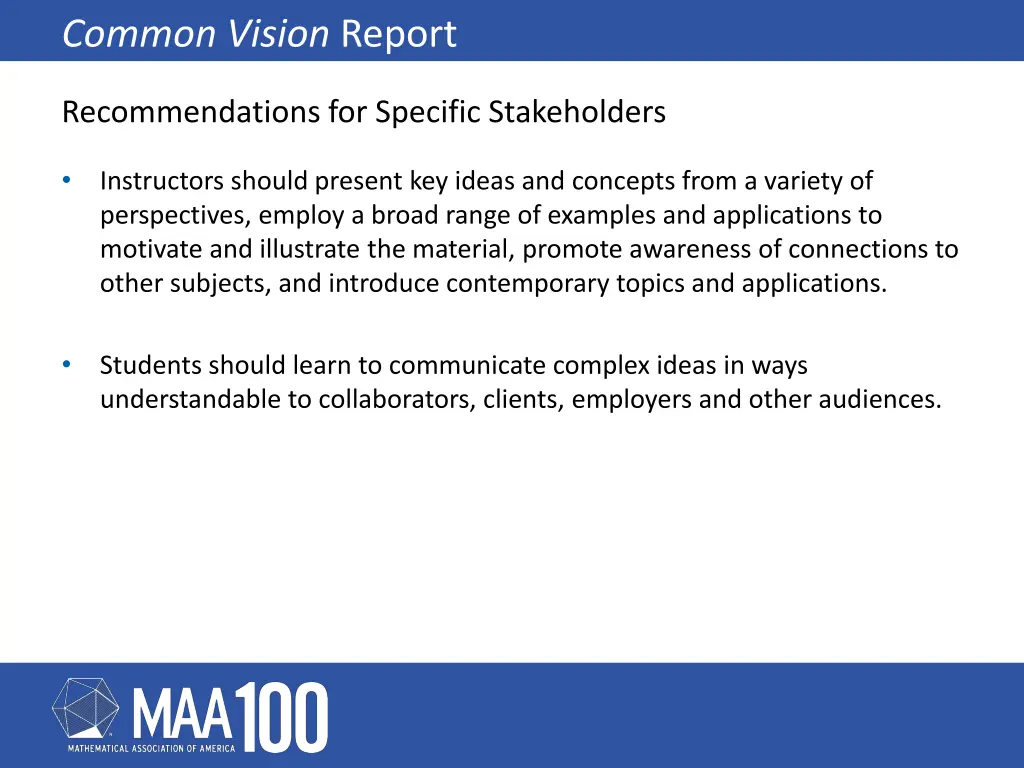 common vision report 8