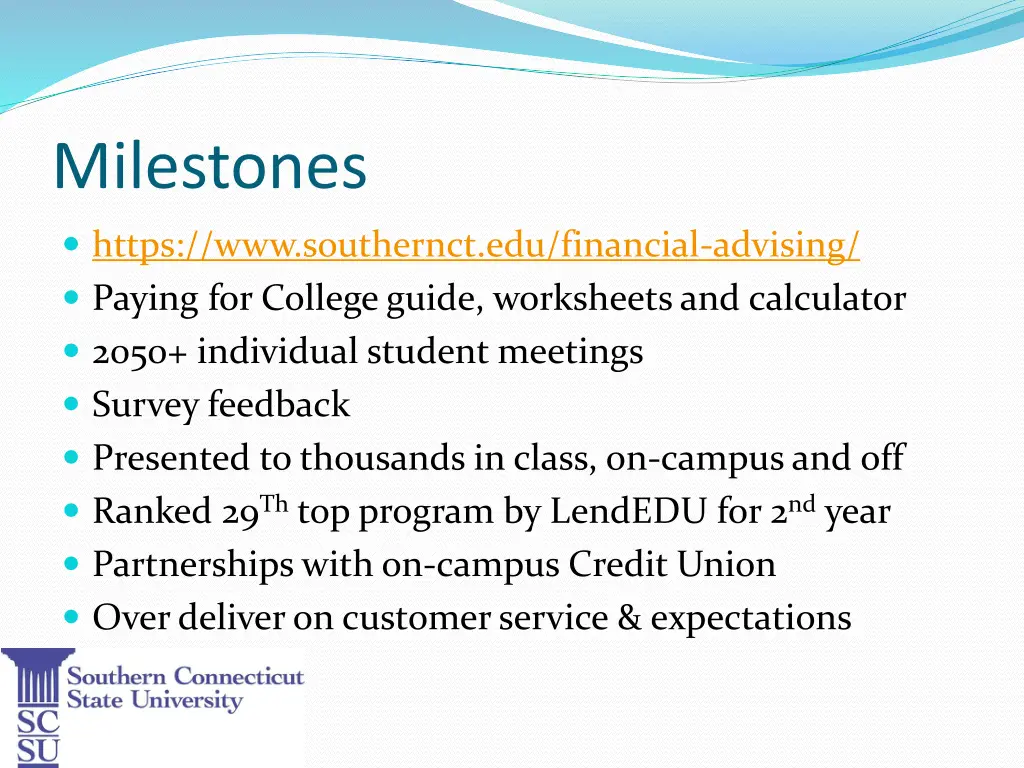 milestones
