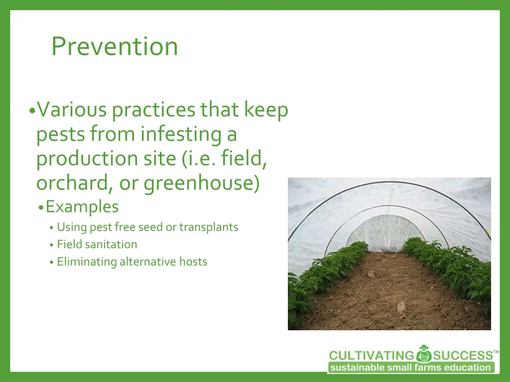 prevention