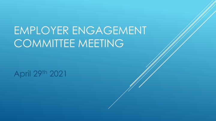employer engagement committee meeting