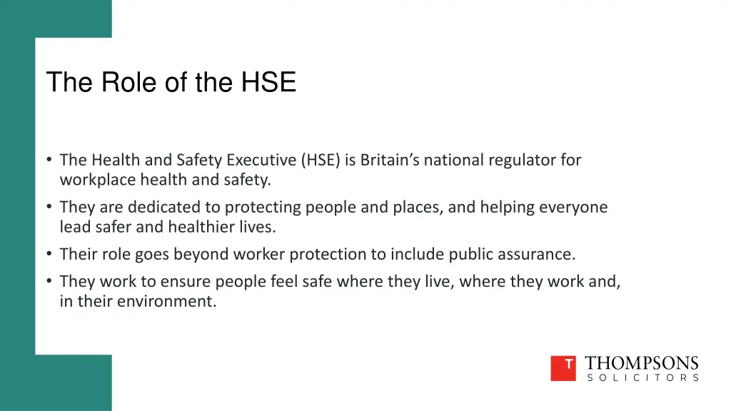 the role of the hse