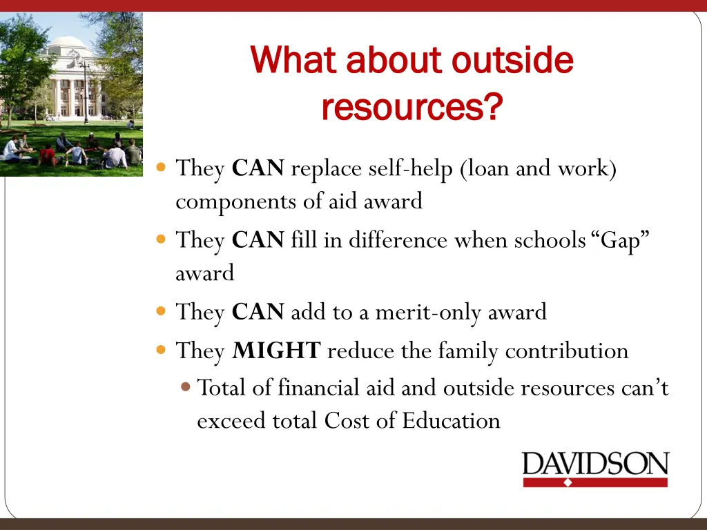 what about outside what about outside resources