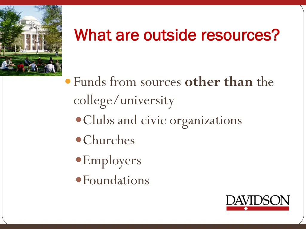 what are outside resources what are outside
