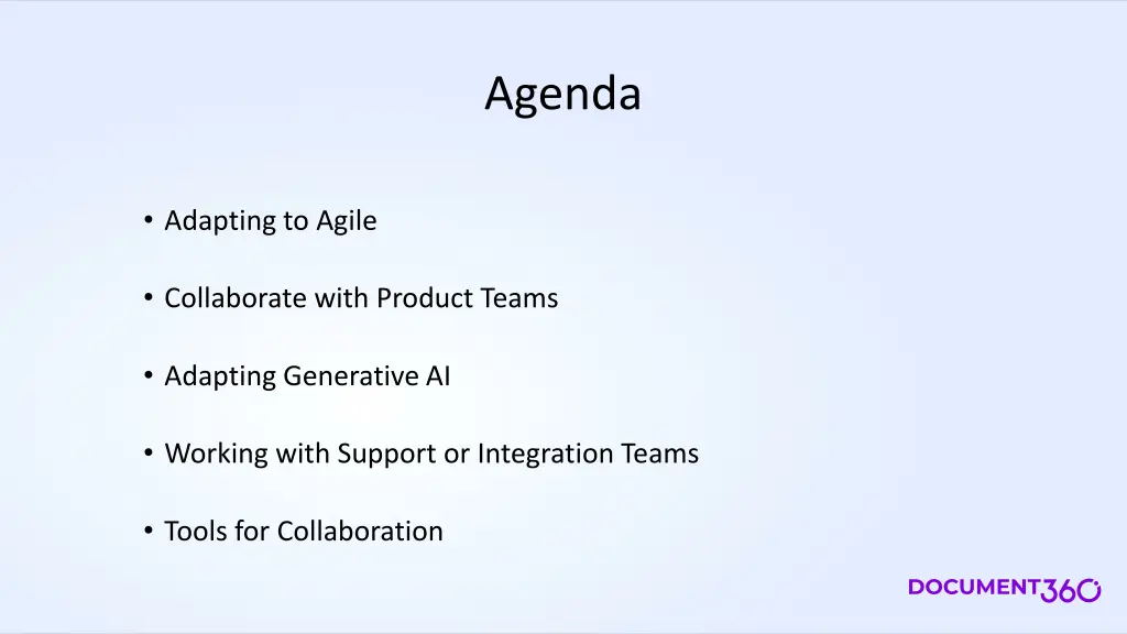 agenda