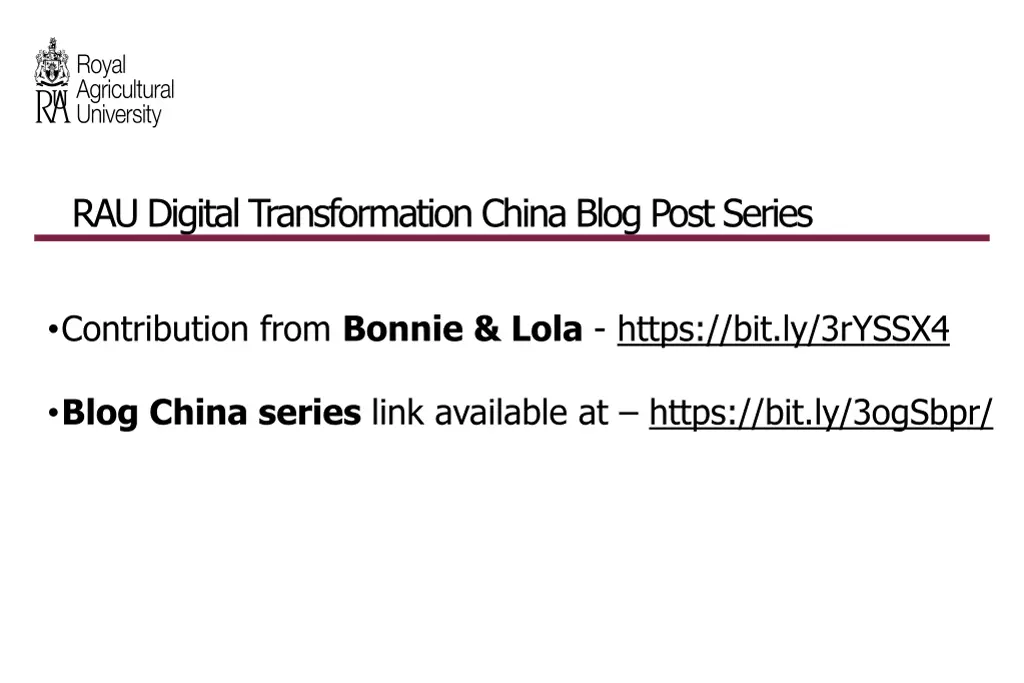rau digital transformation china blog post series
