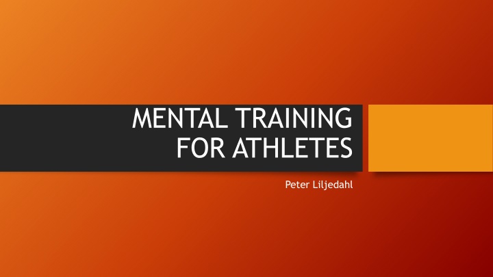 mental training for athletes