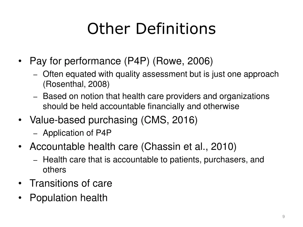 other definitions