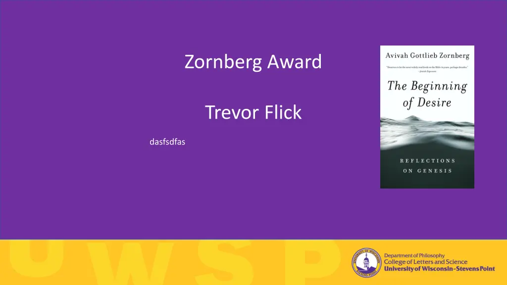 zornberg award