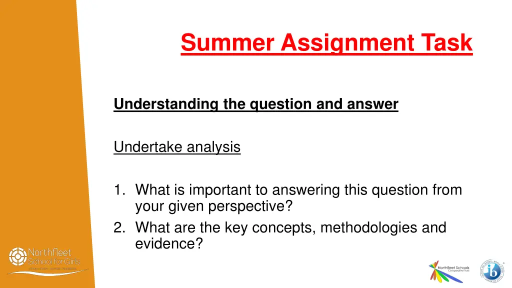 summer assignment task 2