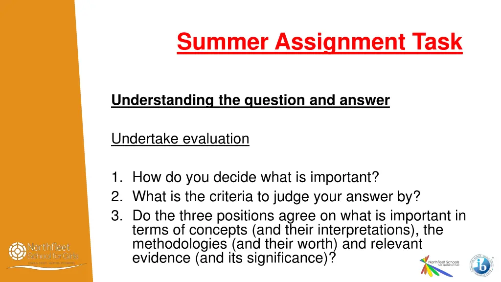 summer assignment task 3
