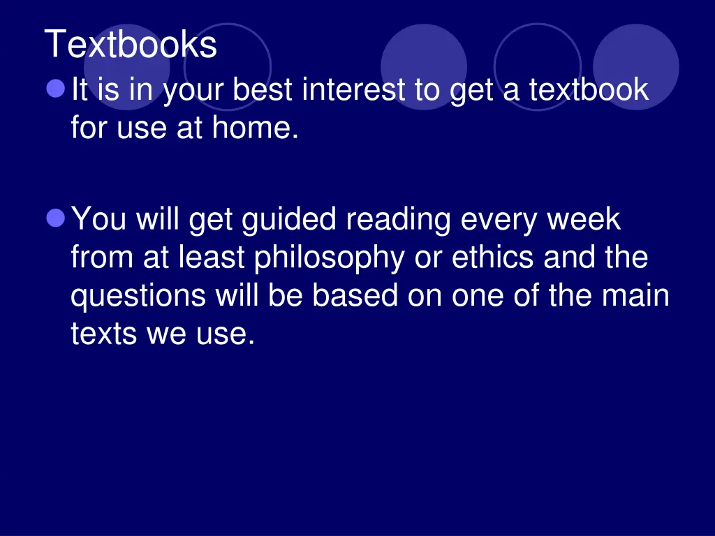 textbooks it is in your best interest