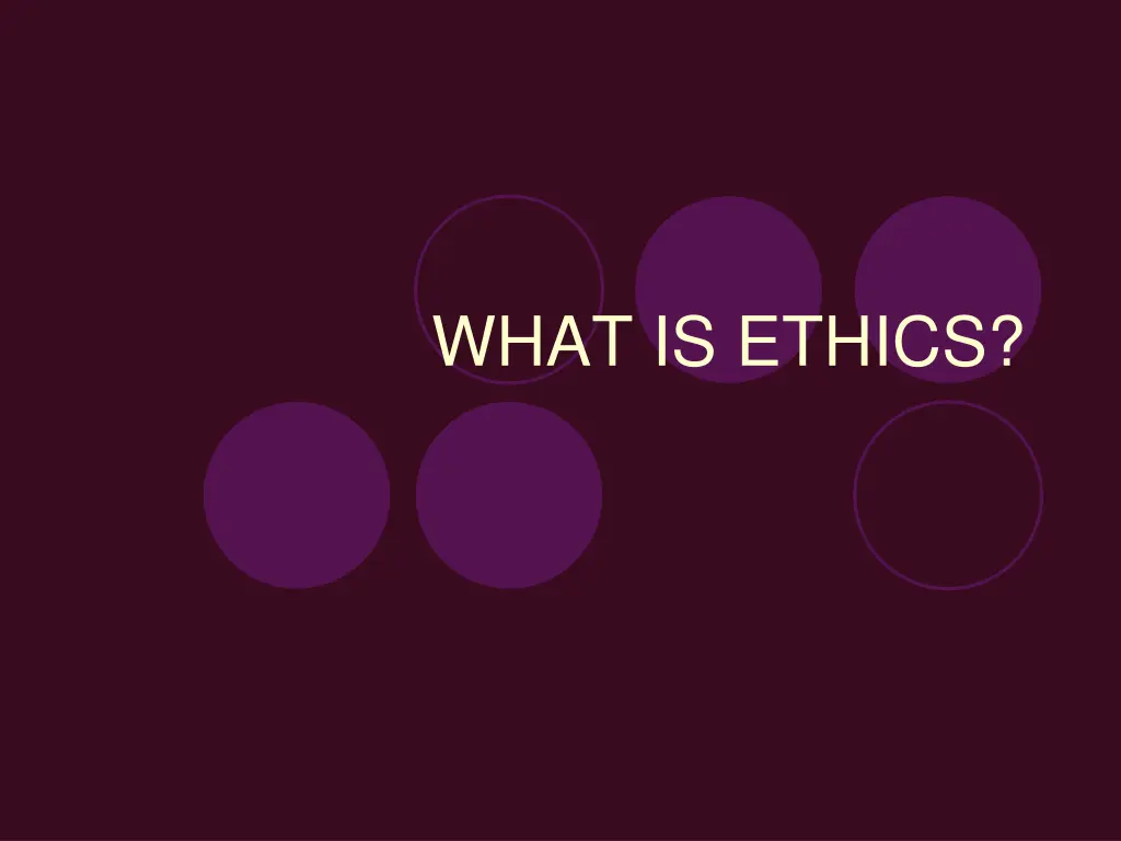 what is ethics