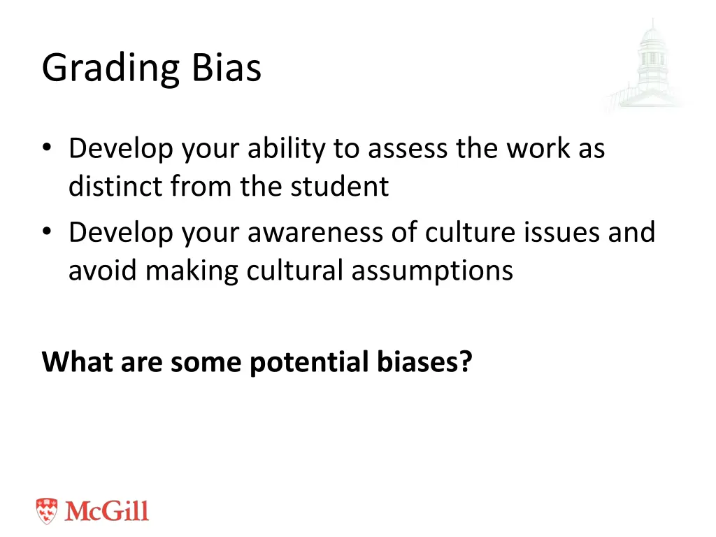 grading bias