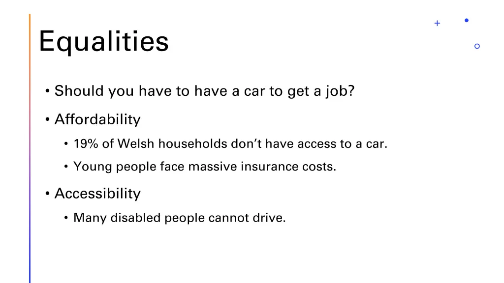 equalities
