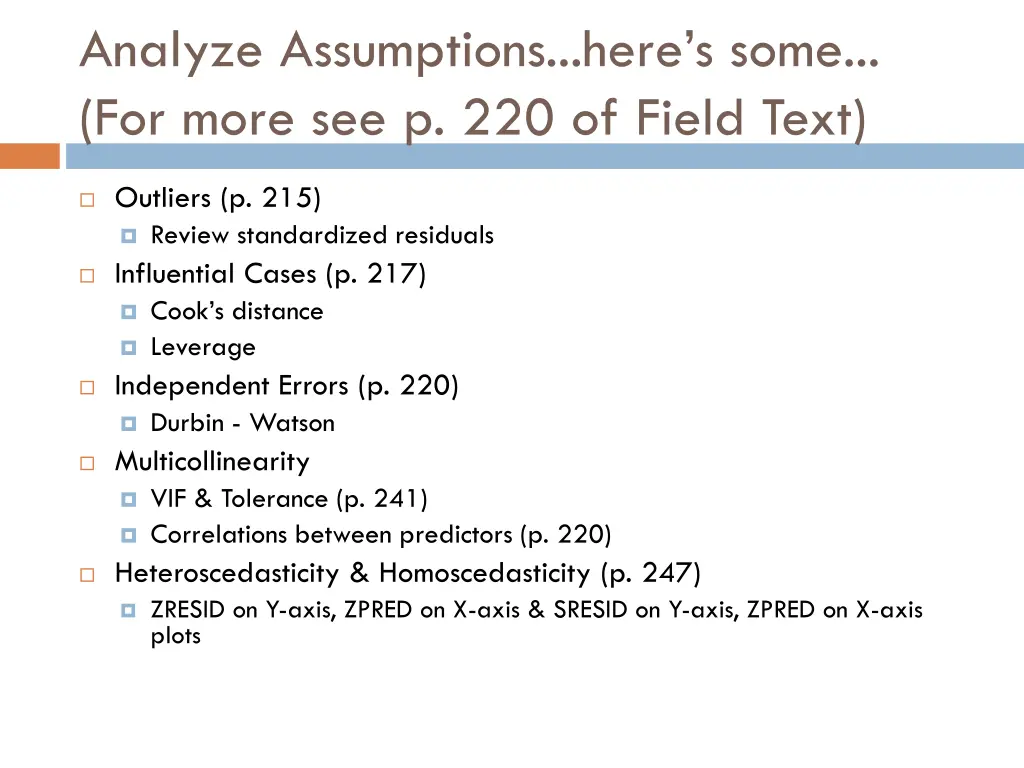 analyze assumptions here s some for more