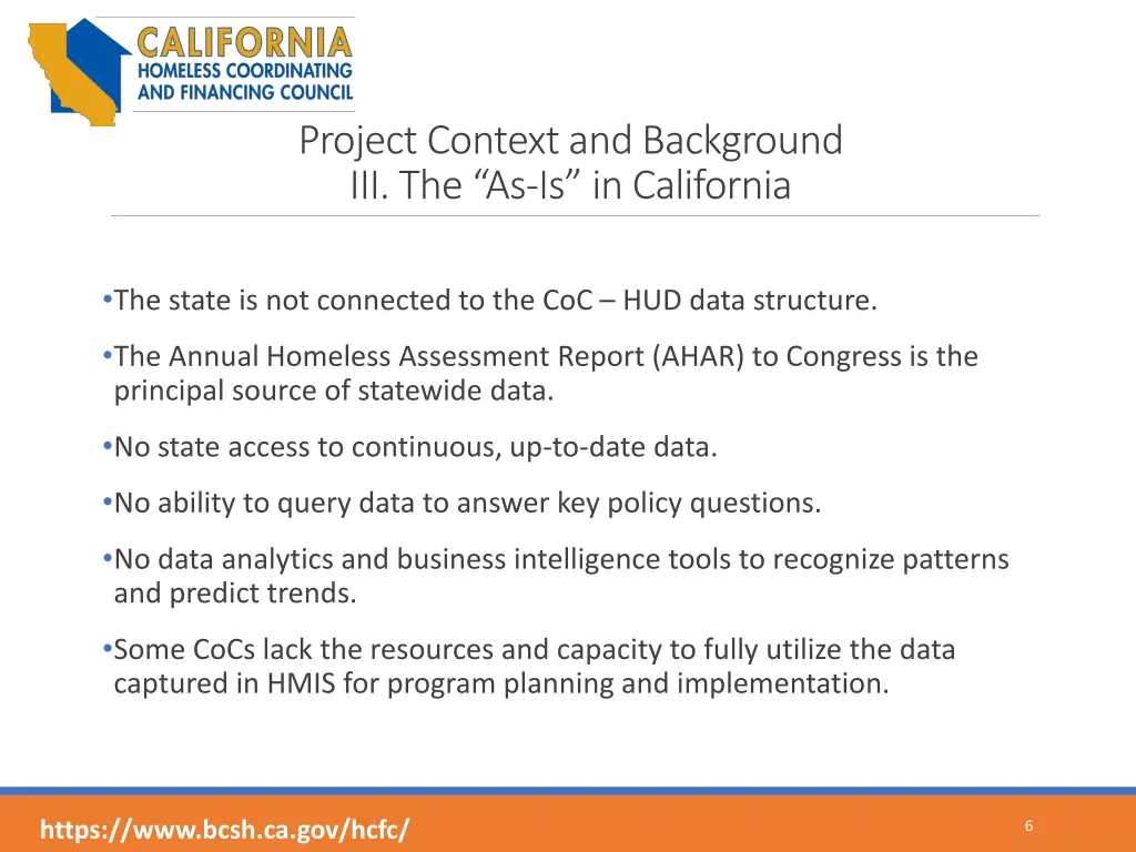 project context and background 1