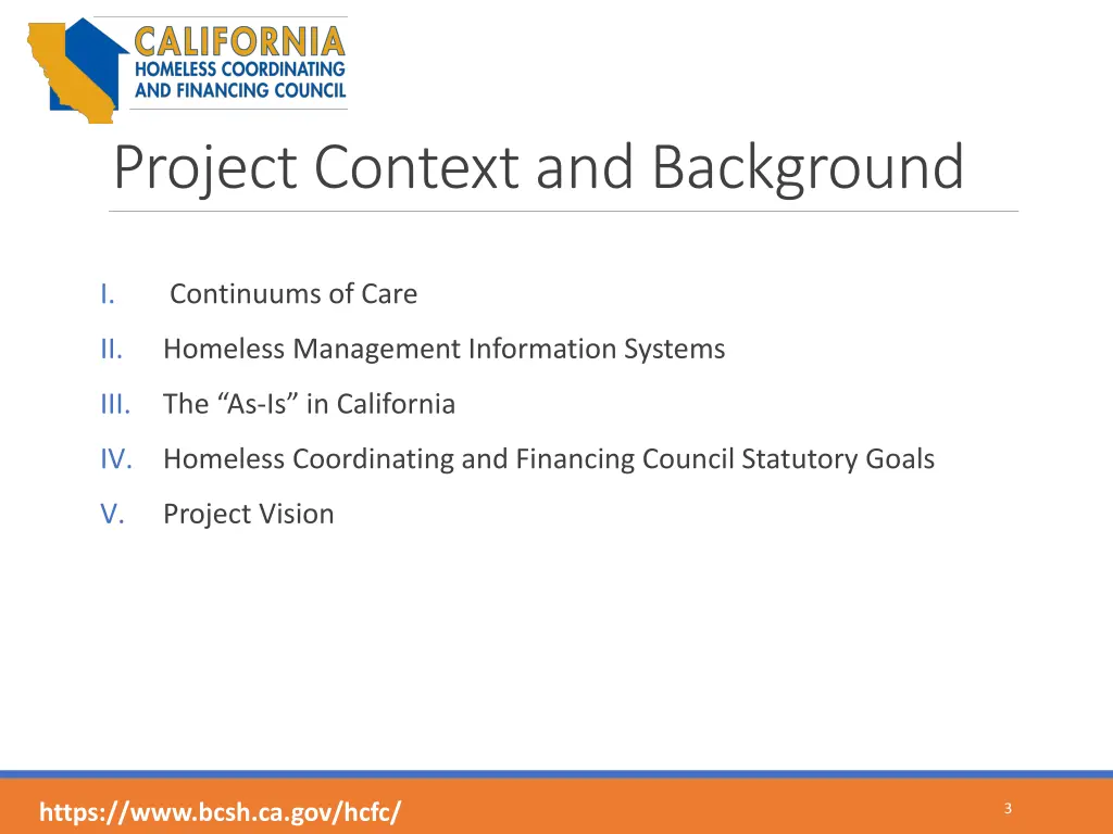 project context and background