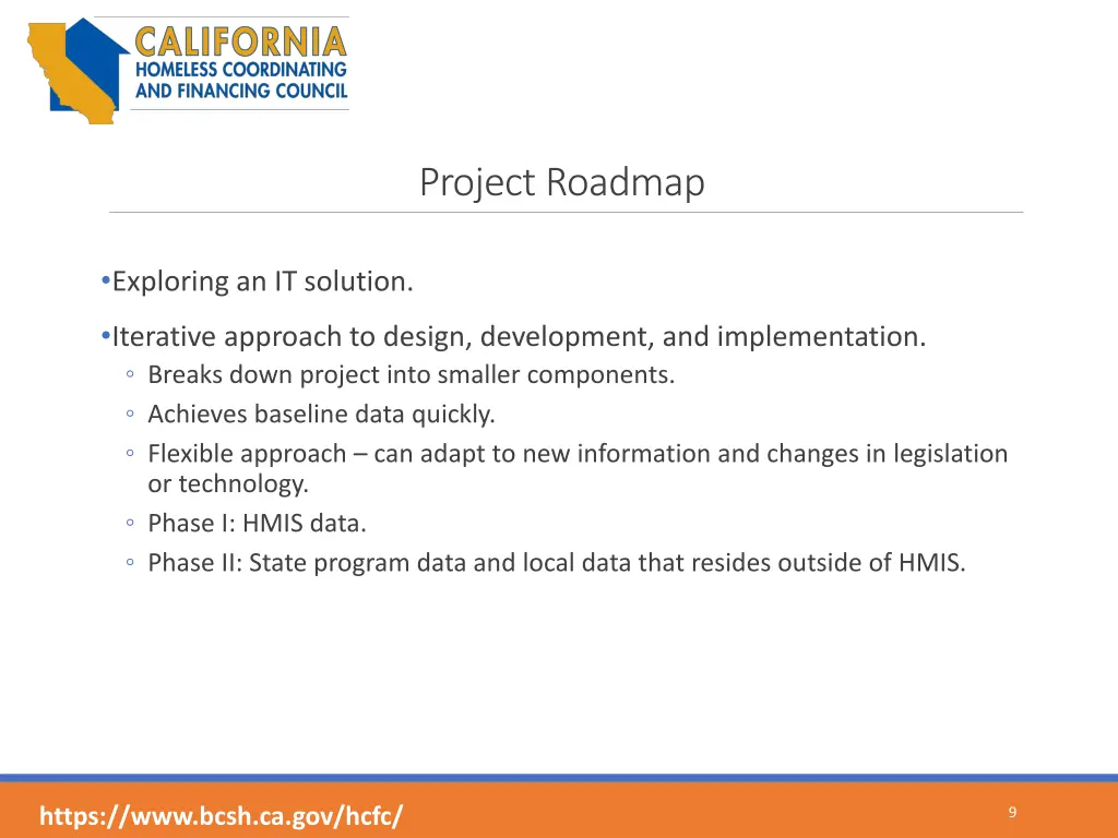 project roadmap