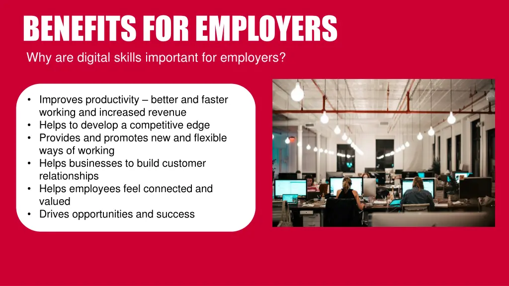 benefits for employers why are digital skills