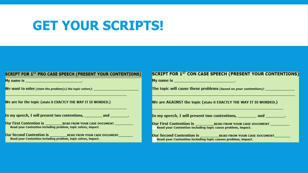 get your scripts