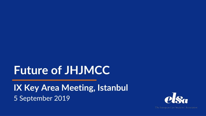 future of jhjmcc