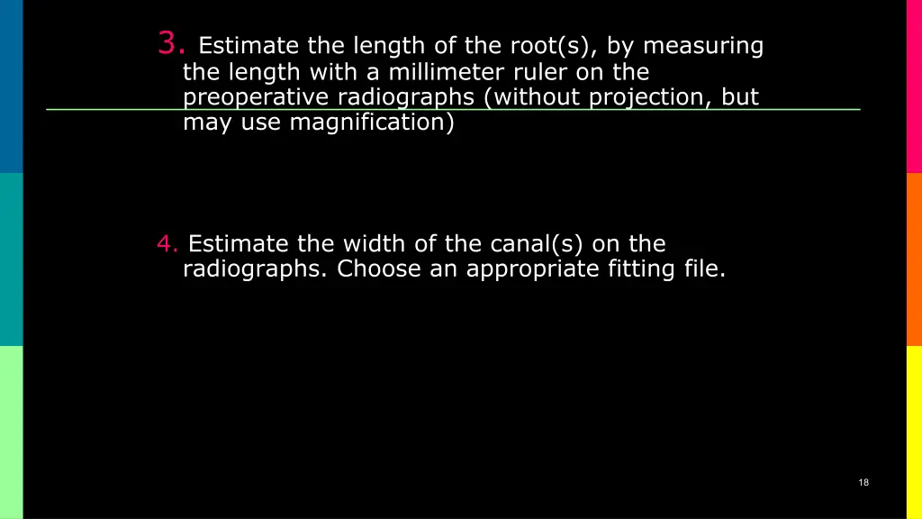 3 estimate the length of the root s by measuring