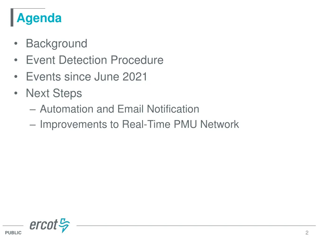 agenda