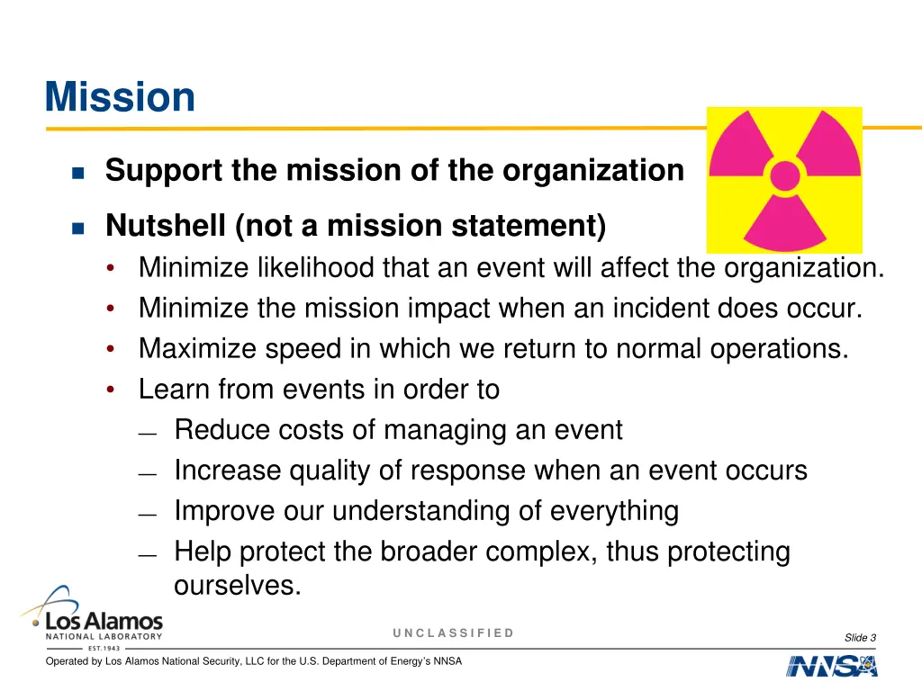 mission