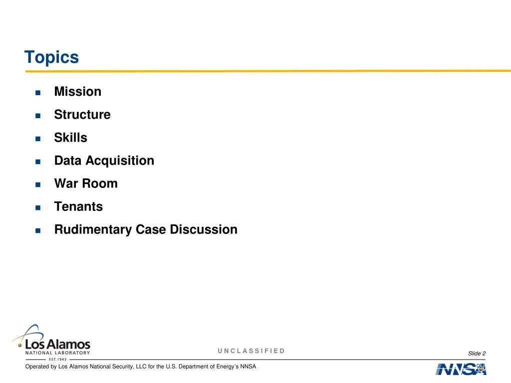 topics