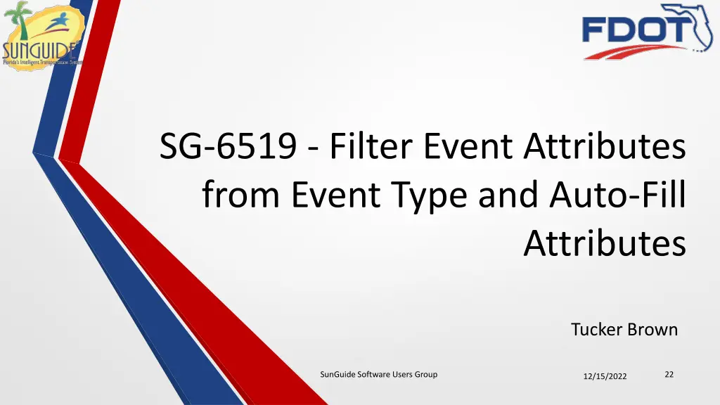 sg 6519 filter event attributes from event type