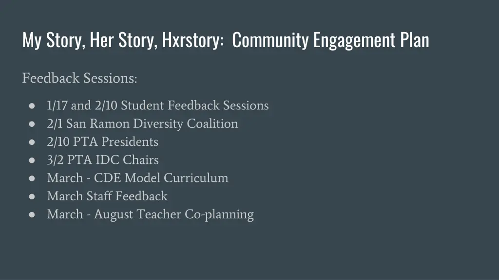 my story her story hxrstory community engagement