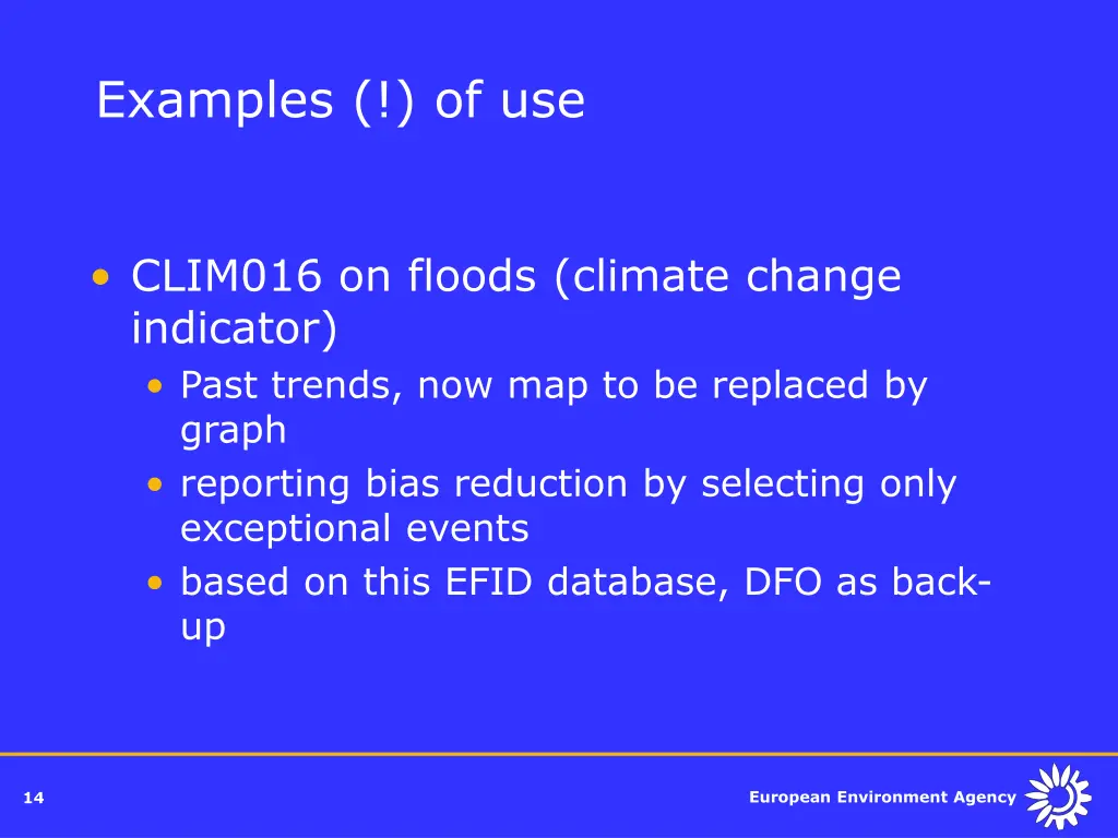 examples of use