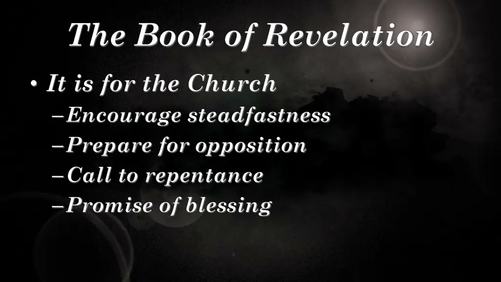 the book of revelation 1