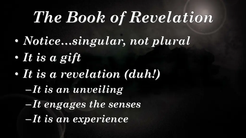 the book of revelation