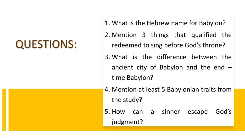 1 what is the hebrew name for babylon