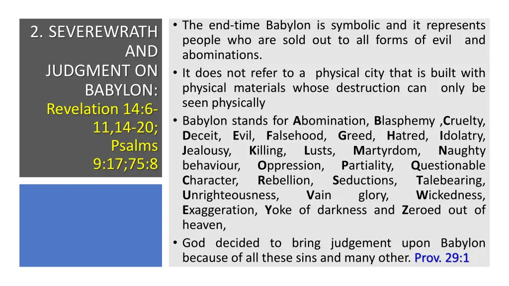 the end time babylon is symbolic