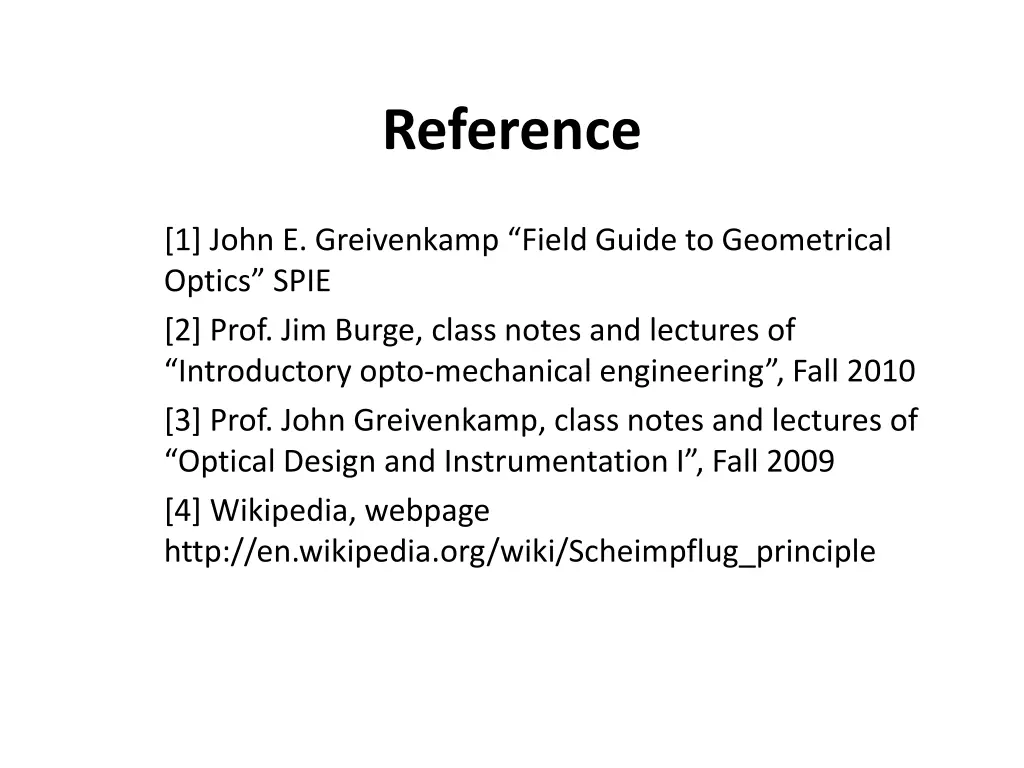 reference