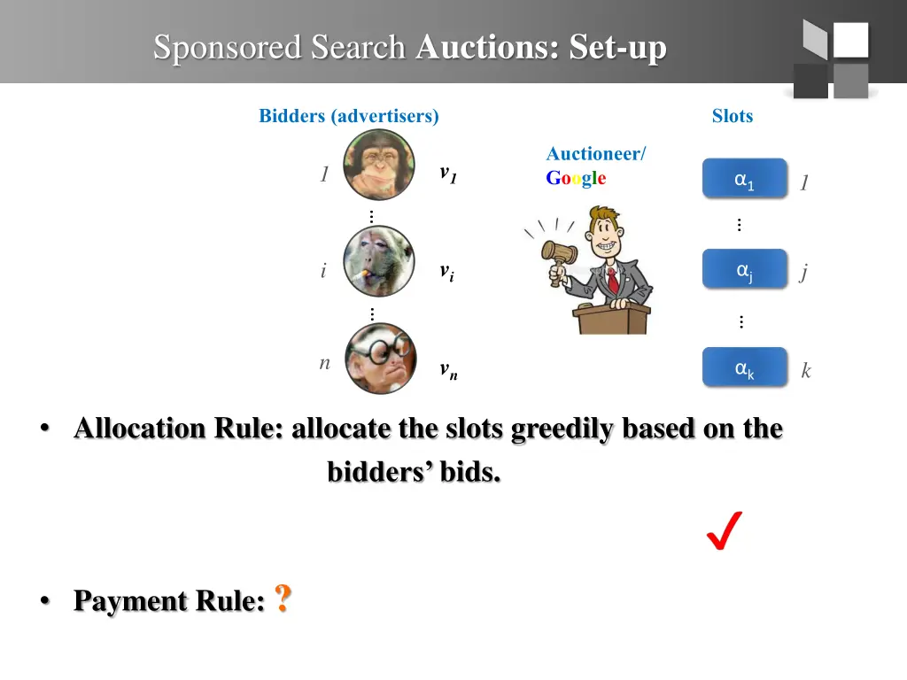 sponsored search auctions set up