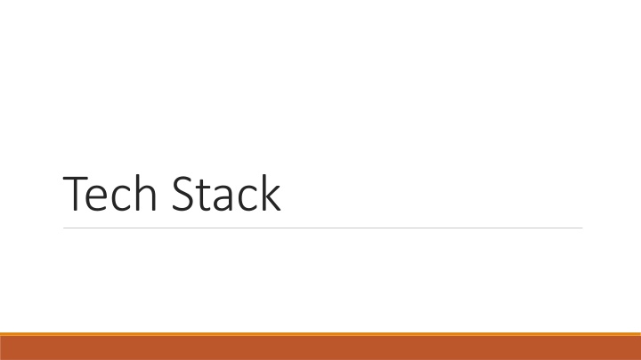 tech stack