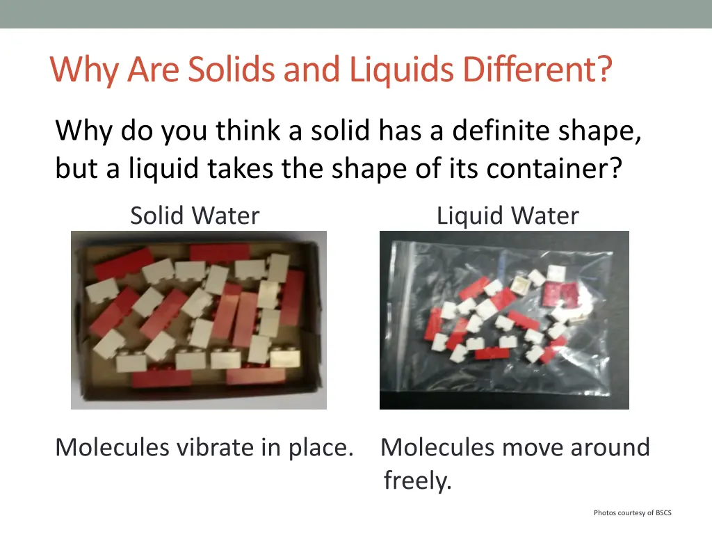 why are solids and liquids different