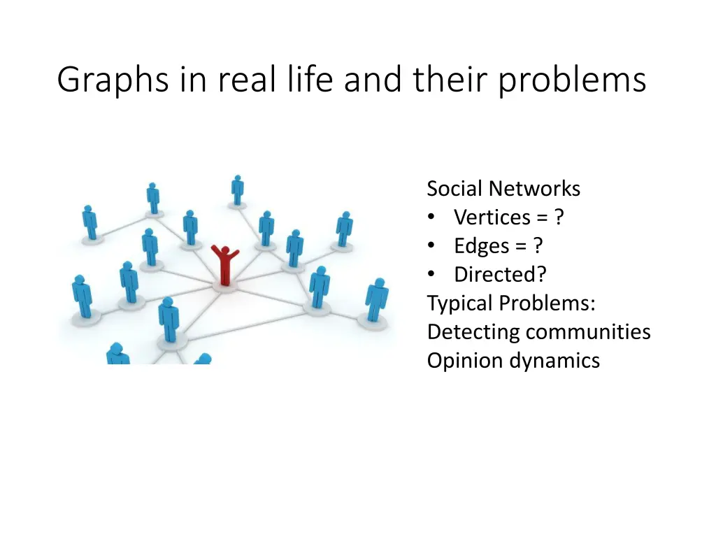 graphs in real life and their problems 2