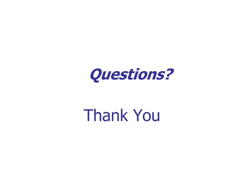 questions