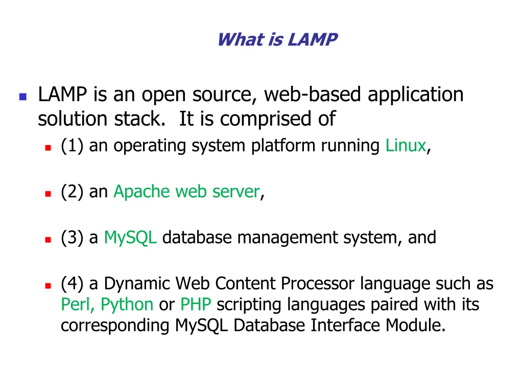 what is lamp